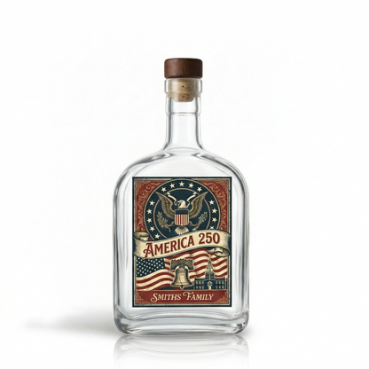 250 Years America Independence We The People US Whiskey Bottle