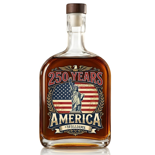 250 Years America 1776 - 2026 Whiskey Bottle