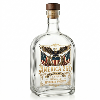 Defenders Of Liberty 250th Anniversary USA Whiskey Bottle