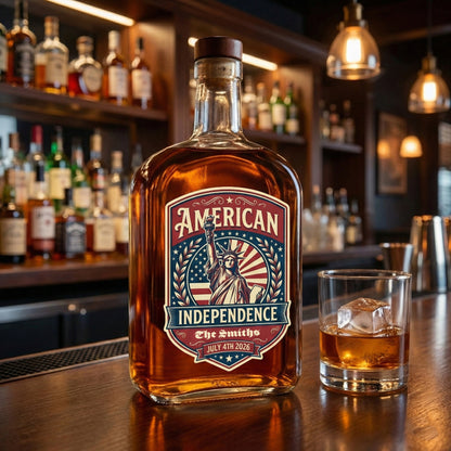 250 Year Of American Independence Whiskey Bottle