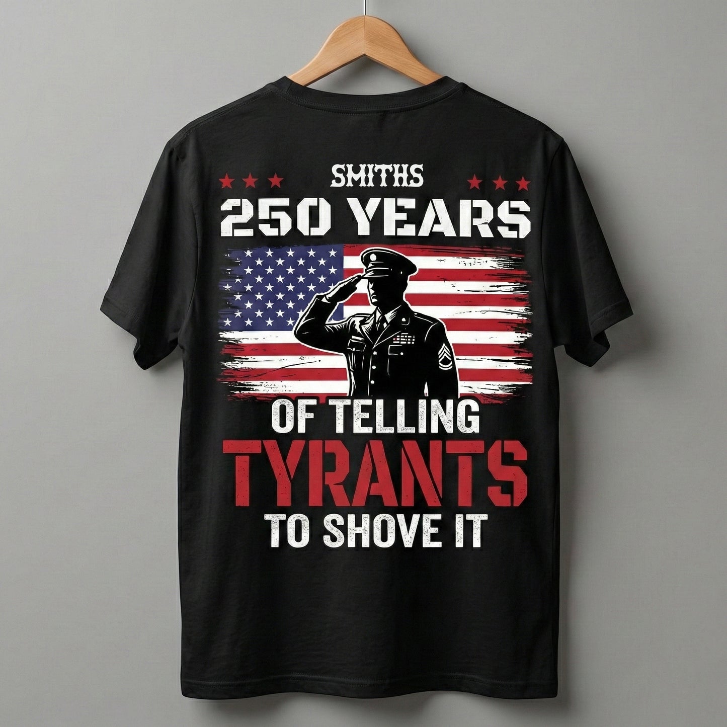 250 Years USA 250th Anniversary America Celebration Back Side Shirt