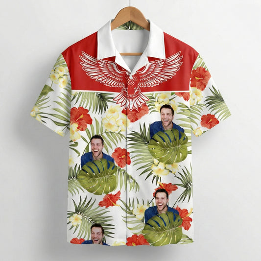 Custom Photo Faith, Family & Freedom 1776 - 2026 Hawaii Shirt