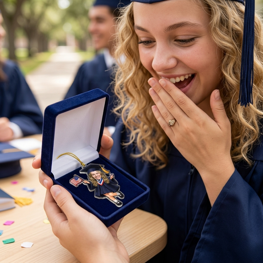 Personalized Custom Photo Graduation Acrylic Ornament