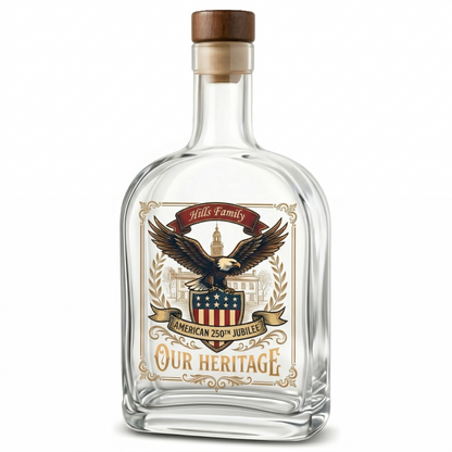 Celebrate Our America 250th Anniversary We The People Whiskey Bottle