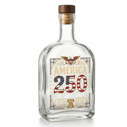 Free For America 250 Years Whiskey Bottle