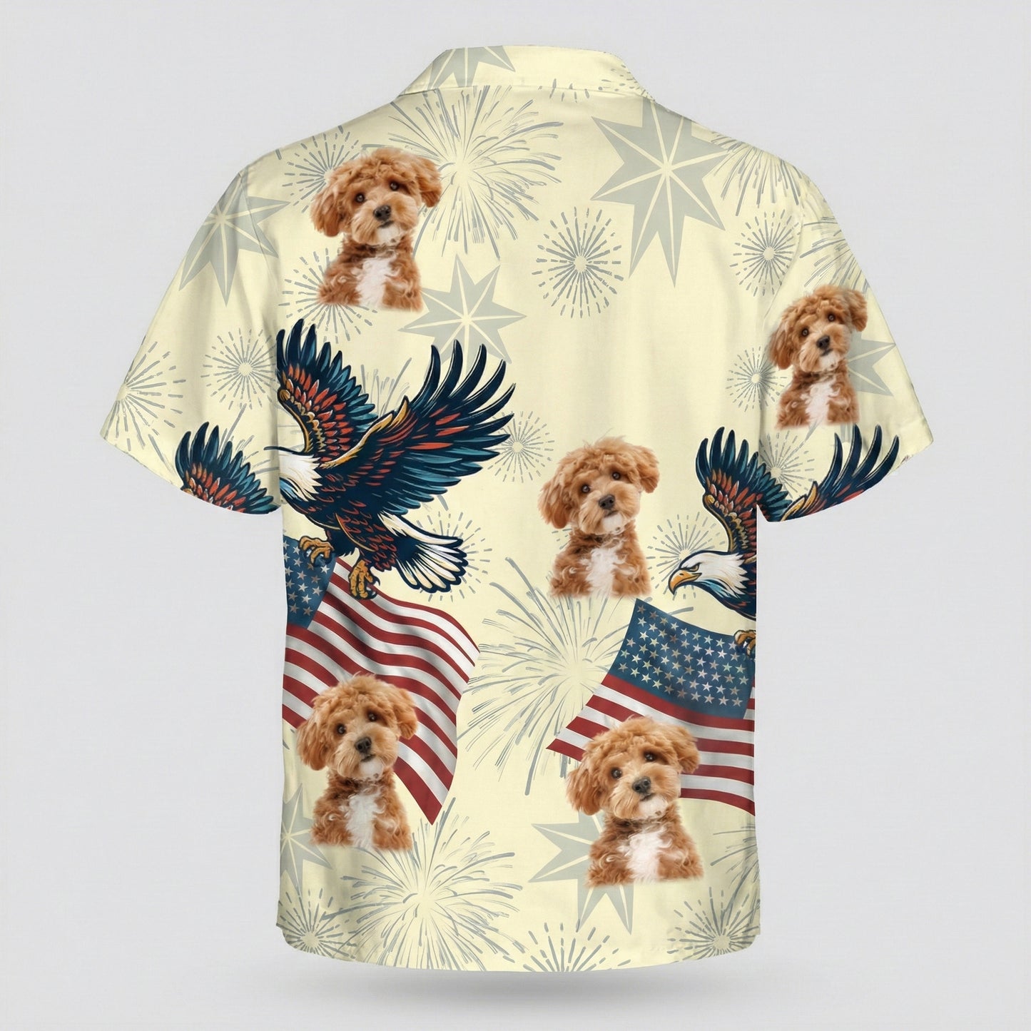 Custom Dog USA 250 Anniversary Eagle 1776-2026 Hawaii Shirt