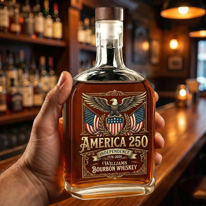 Defenders Of Liberty 250th Anniversary USA Whiskey Bottle