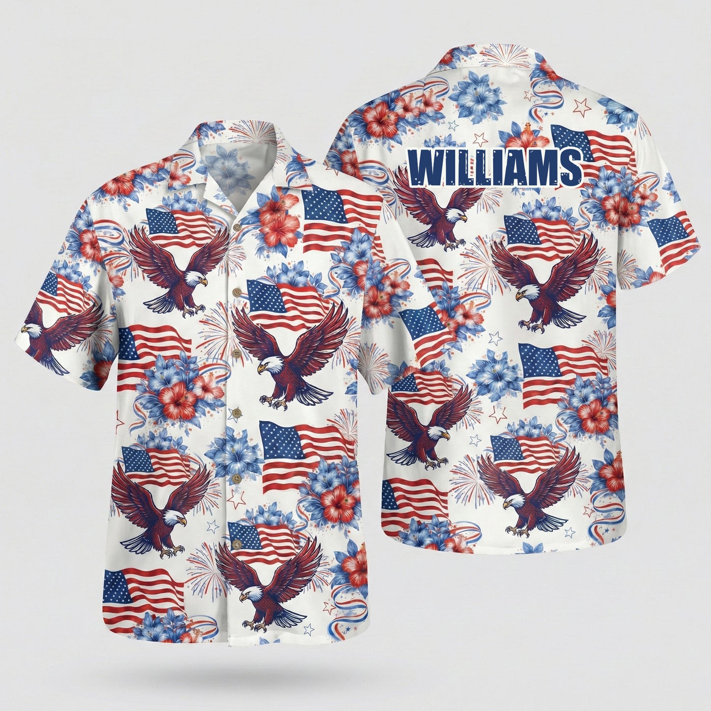 250 Years America Hawaii Shirt 1776-2026 Patriotic Hawaii Shirt