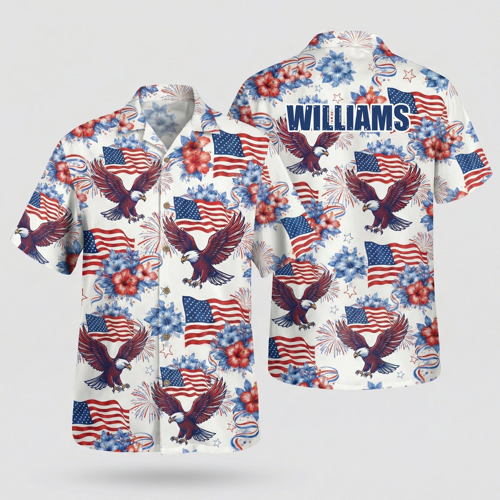 250 Years America Hawaii Shirt 1776-2026 Patriotic Hawaii Shirt
