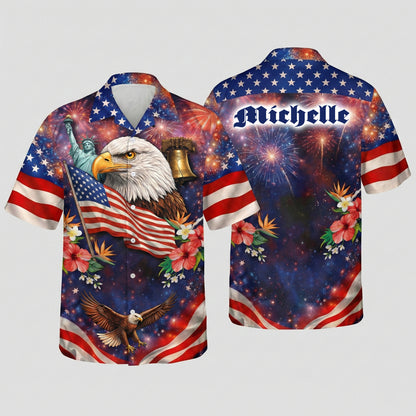 America Land of The Free Home of The Brave 250 Years of Freedom Hawaiian Shirt