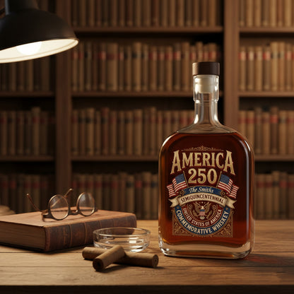 American 250 Years Semiquincentennial – Patriotic Gift 2026 Whiskey Bottle