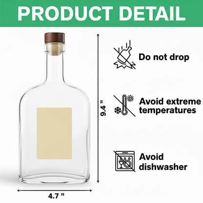 Custom Dog Photo Celebrate 250 Years of America Whiskey Bottle