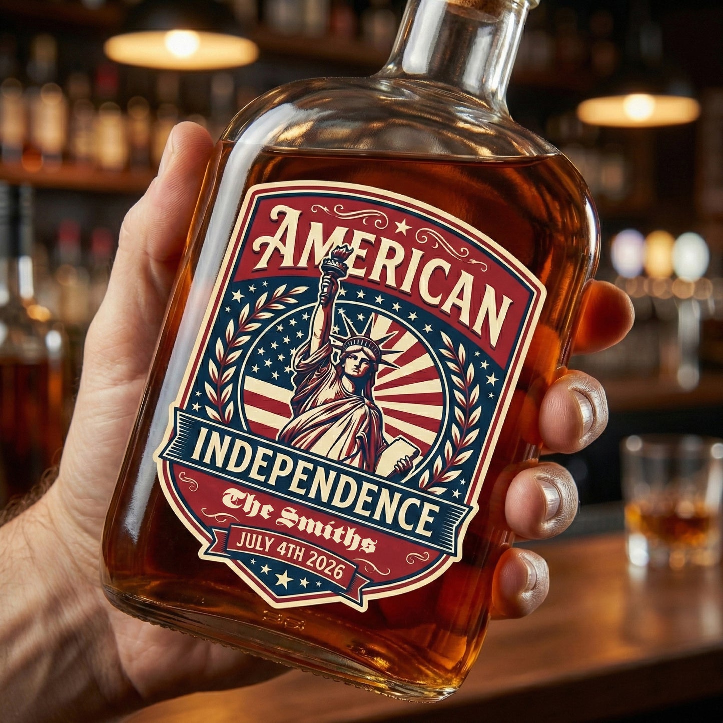 250 Year Of American Independence Whiskey Bottle
