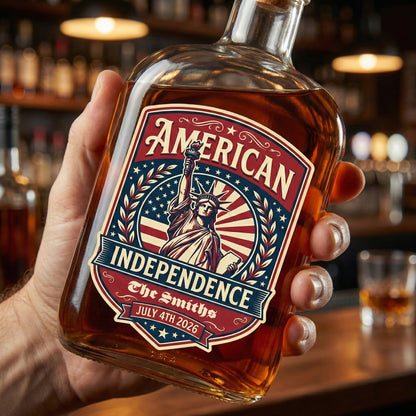 250 Year Of American Independence Whiskey Bottle