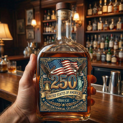 USA Eagles 250th Anniversary Semiquincentennial 1776-2026 Whiskey Bottle