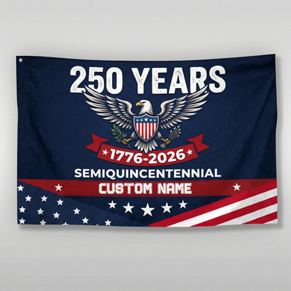 USA 250th Anniversary House Flag Semiquincentennial 1776-2026