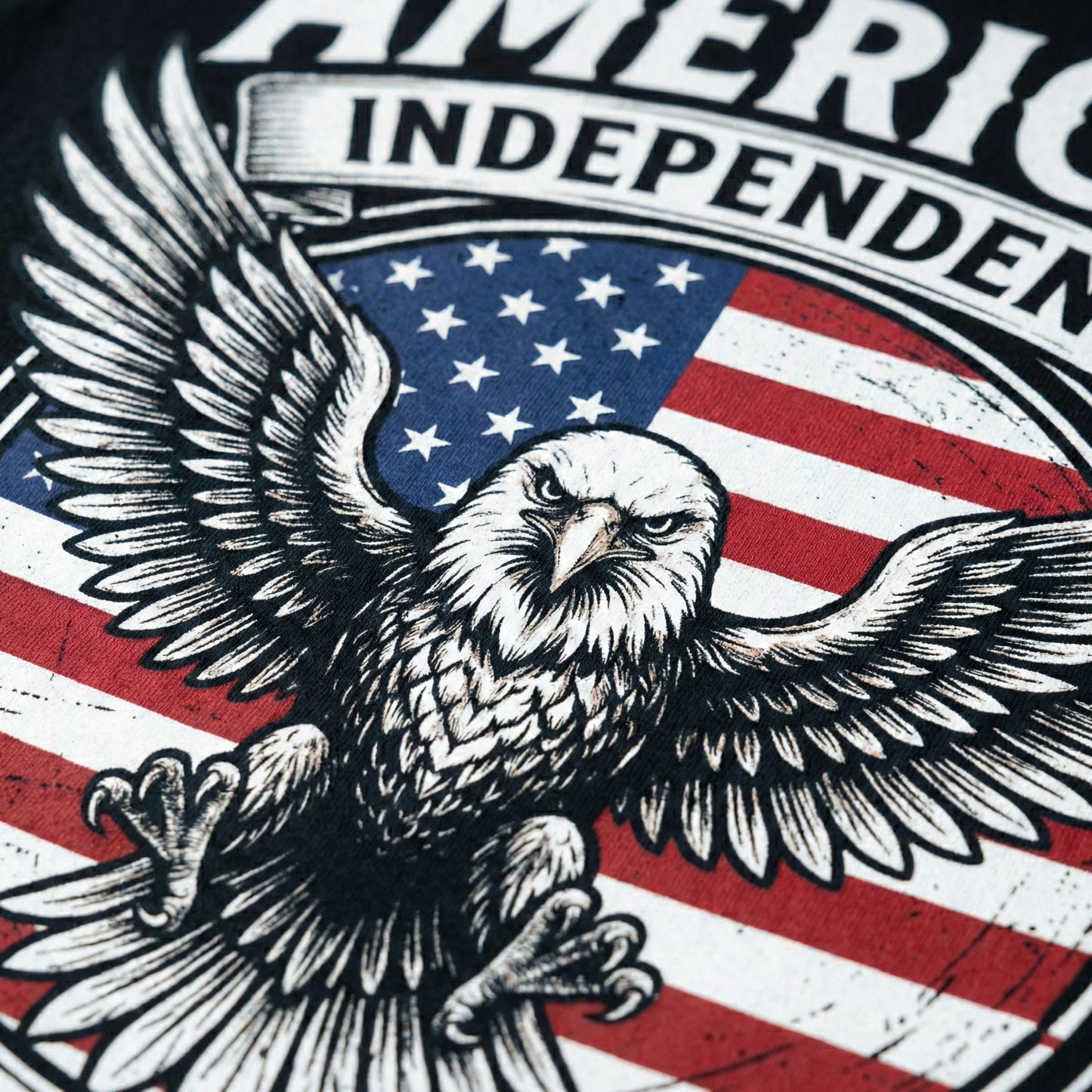 Personalized American Independence Eagle T-Shirt – USA 250 Years Anniversary 1776–2026 Patriotic Shirt