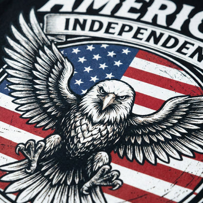 Personalized American Independence Eagle T-Shirt – USA 250 Years Anniversary 1776–2026 Patriotic Shirt