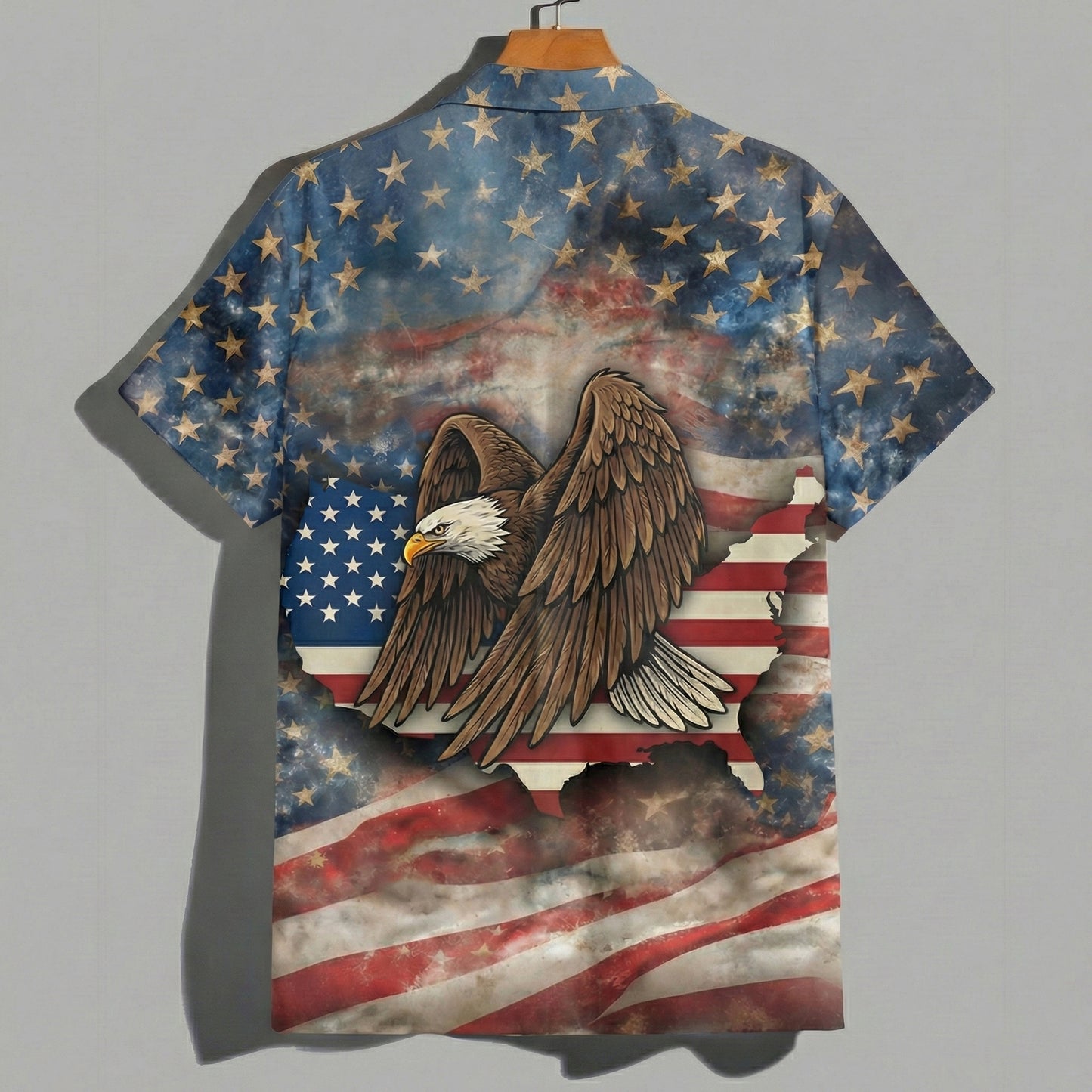 Patriotic 250th Anniversary God Bless America Eagle 1776–2026 Hawaii Shirt