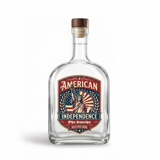 250 Year Of American Independence Whiskey Bottle