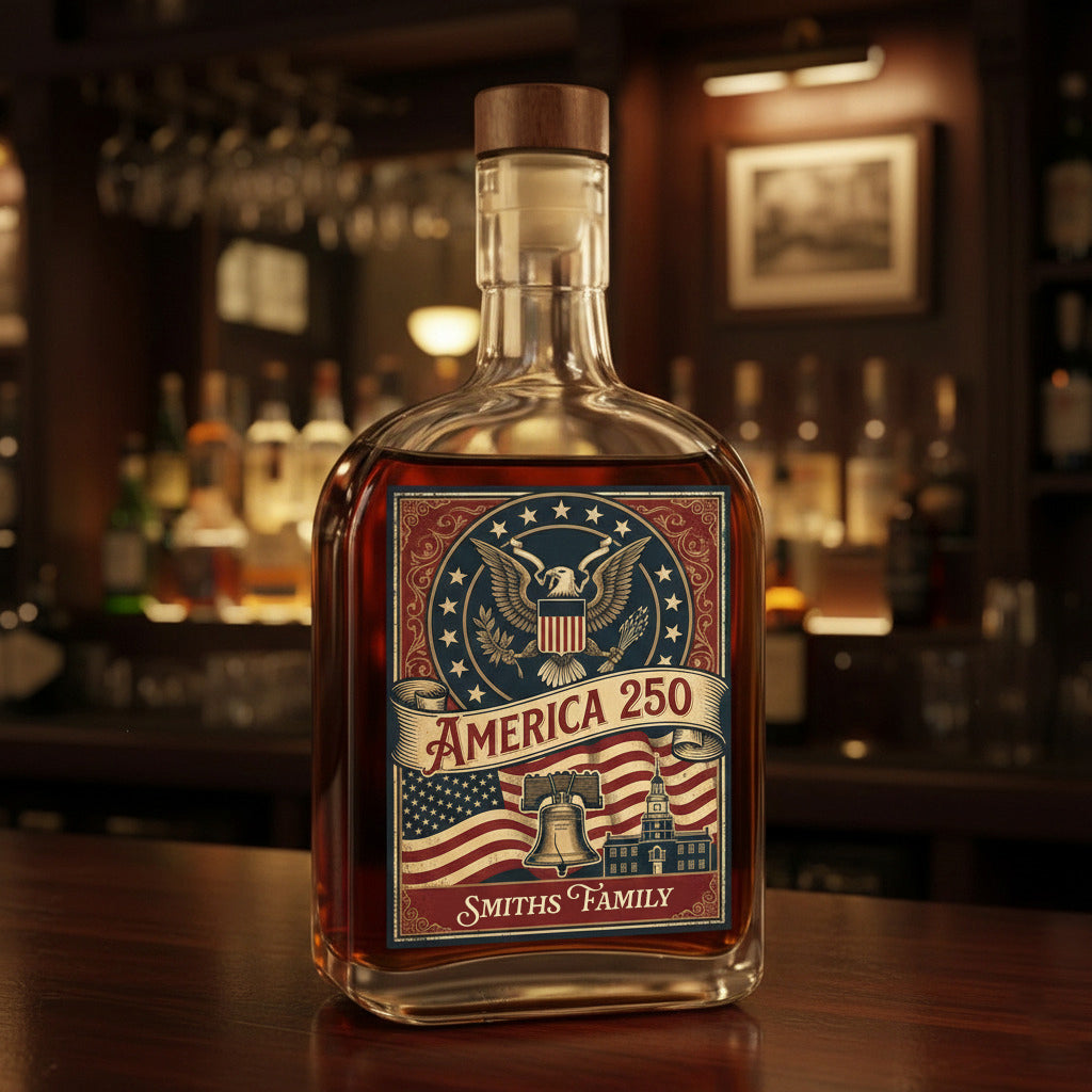 250 Years America Independence We The People US Whiskey Bottle