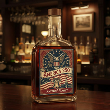 250 Years America Independence We The People US Whiskey Bottle