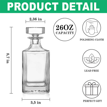 God Bless America 250 Years 1776 - 2026 Decanter