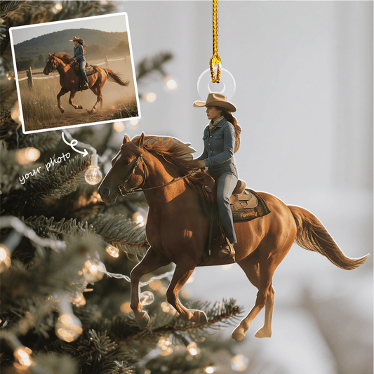 Horse Lover – Personalized Photo Acrylic Ornament