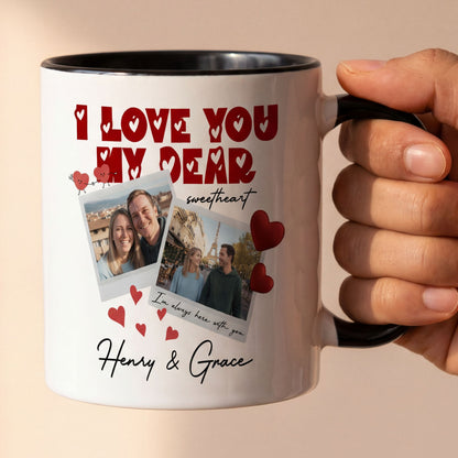 It All Started With a Message – Romantic Memory Gift for Couples – Personalized Mug