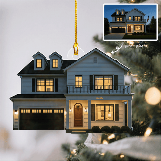 New House – Personalized Photo Acrylic Ornament