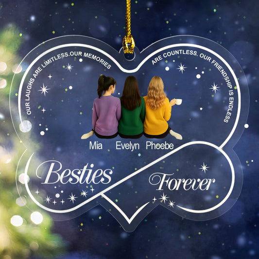 Our Memories Are Countless – Personalized Friendship Acrylic Ornament