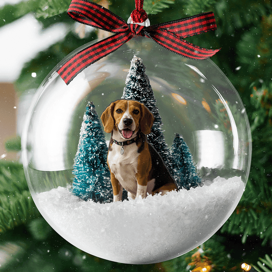 Personalized Pet Keepsake Christmas Bauble Ornament