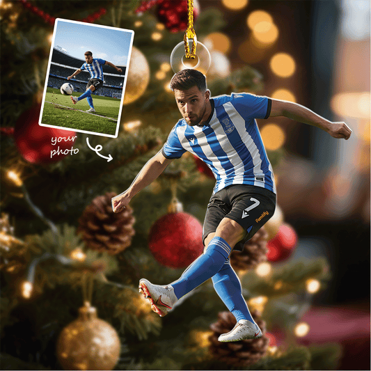 Personalized Photo Acrylic Ornament For Football Players