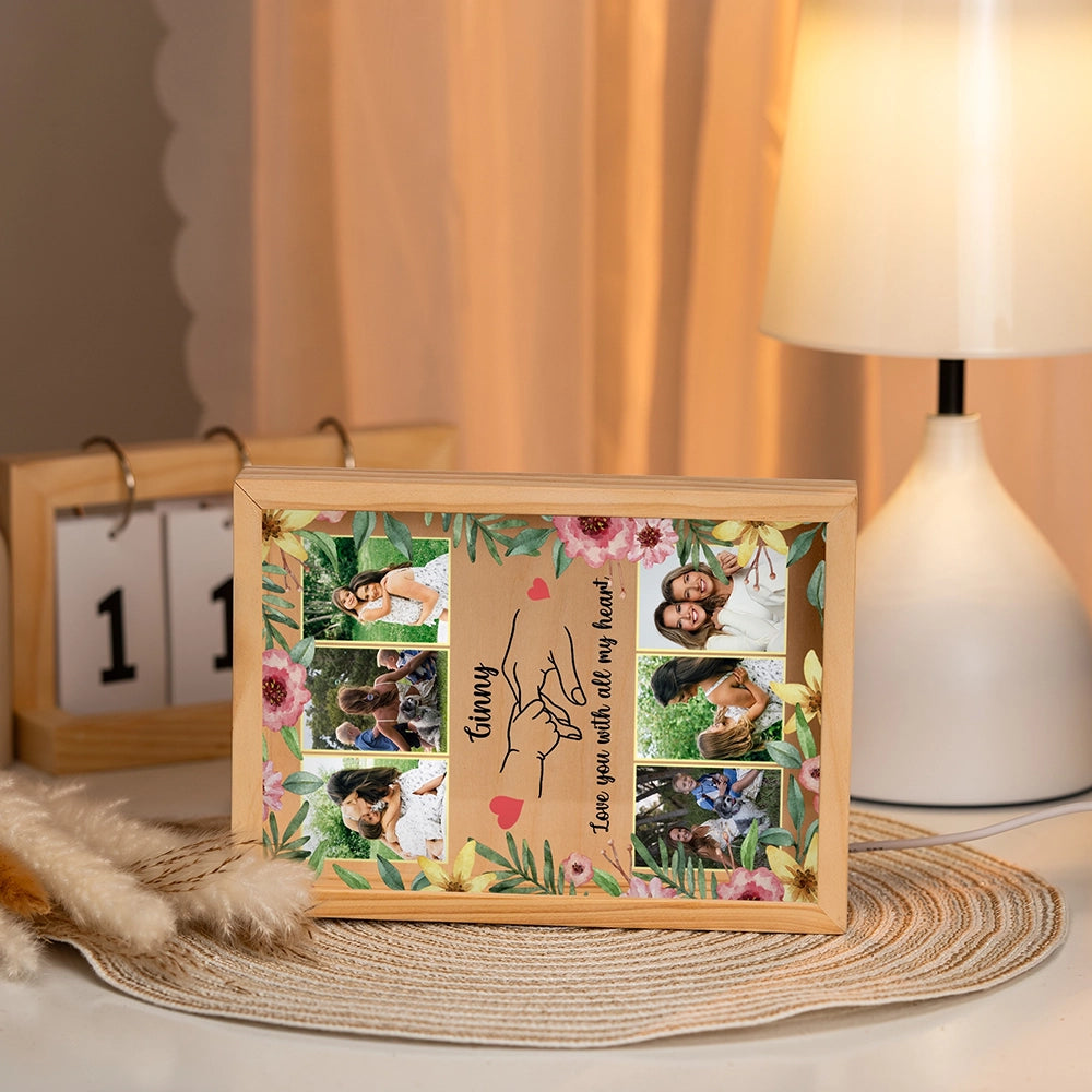 Personalized Photo Frame Light Box for Mom | Mother’s Day & Birthday Gift
