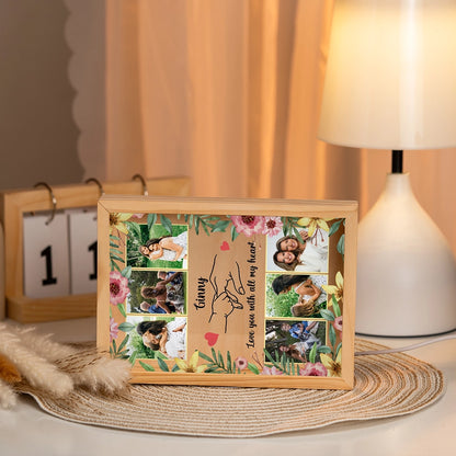 Personalized Photo Frame Light Box for Mom | Mother’s Day & Birthday Gift