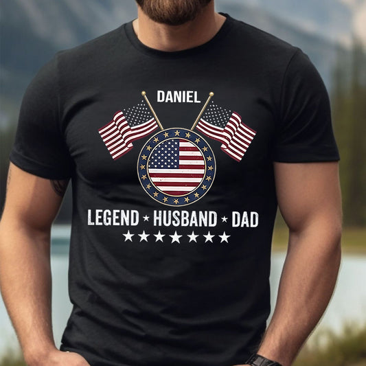 Personalized Legend, Husband, Dad And Grandpa Shirt