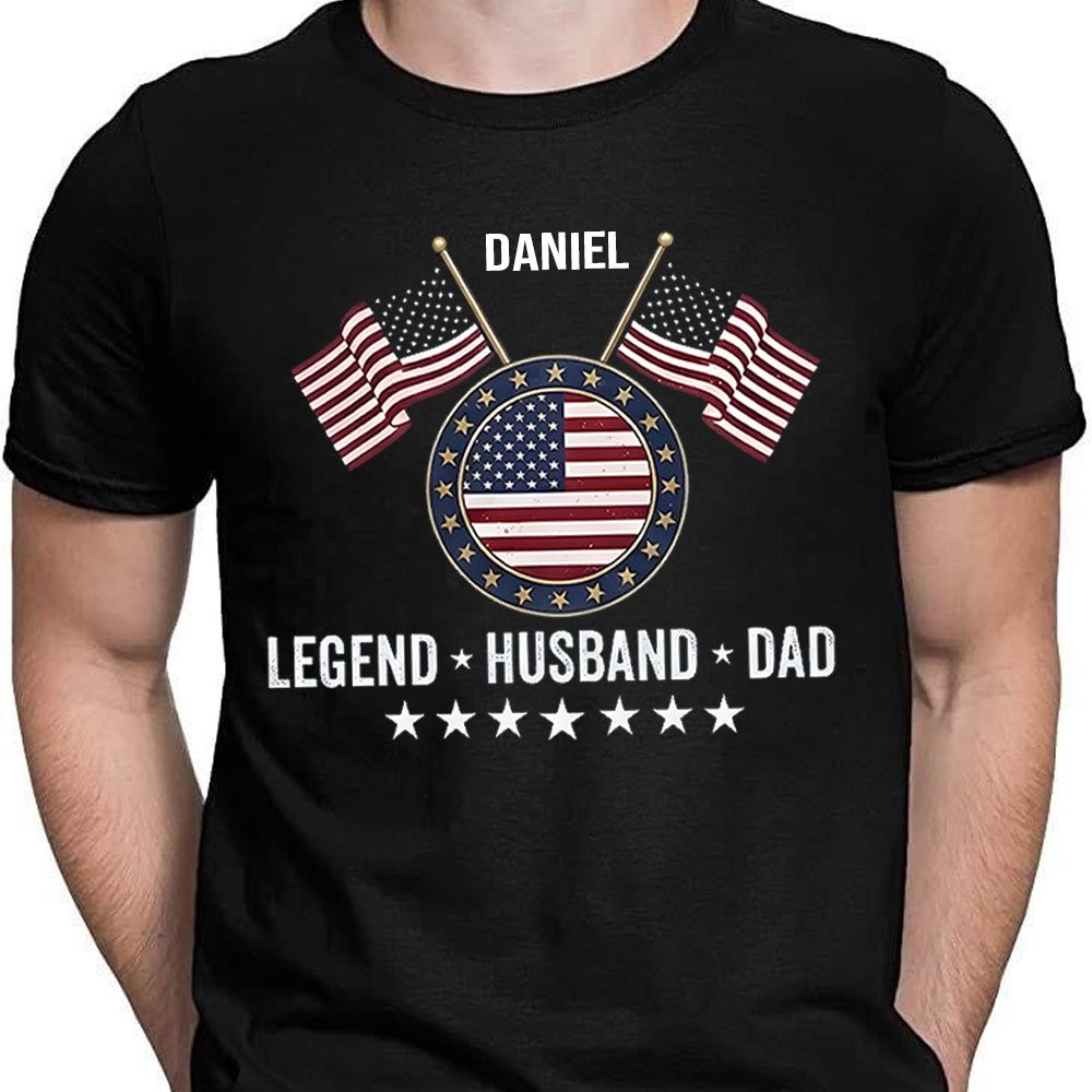 Personalized Legend, Husband, Dad And Grandpa Shirt