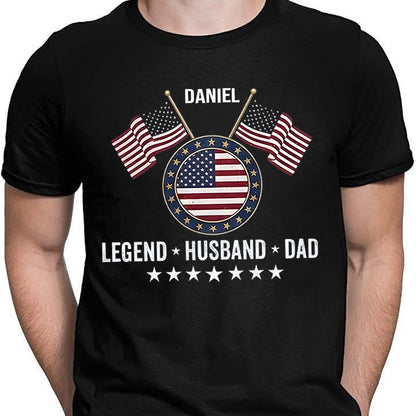 Personalized Legend, Husband, Dad And Grandpa Shirt