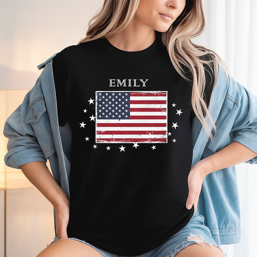 Personalized Name Descendant Of A Patriot Shirt