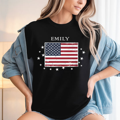 Personalized Name Descendant Of A Patriot Shirt