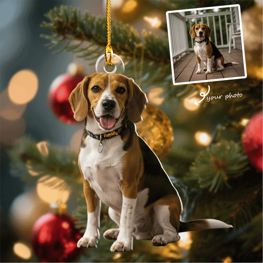 Puppy Paws – Personalized Photo Acrylic Ornament