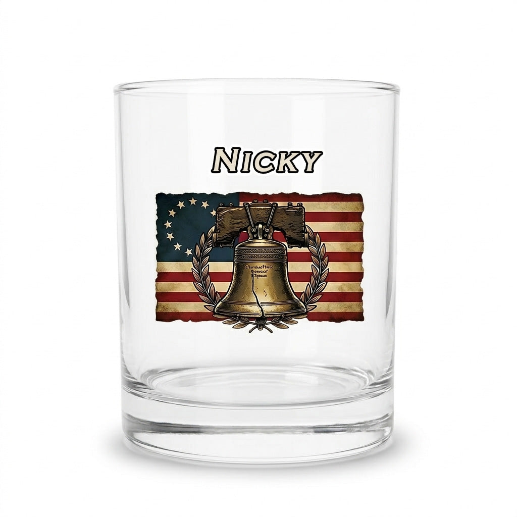 Salute To America 250th Veteran Whiskey Glass Happy America 250 Gifts