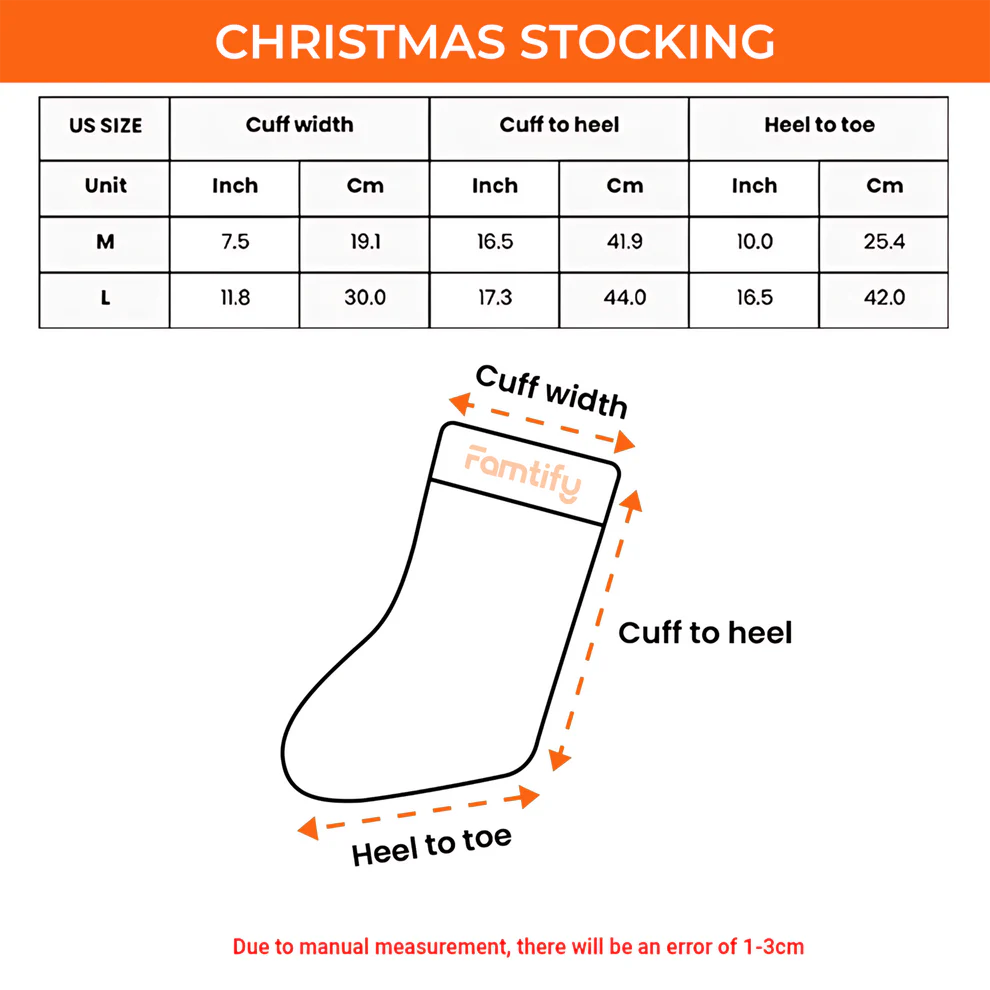 Personalized Cat Christmas Stocking