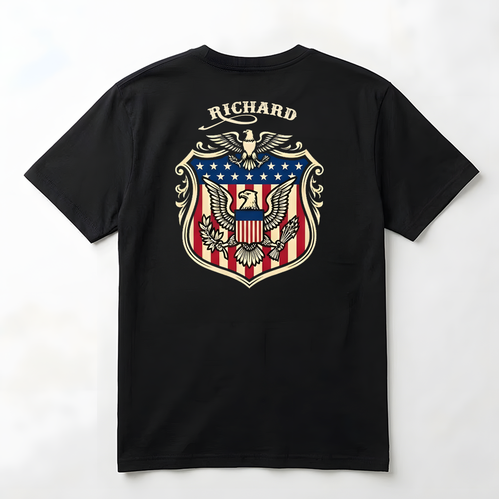 United We Stand 250th Anniversary USA Veteran Back Side Shirt