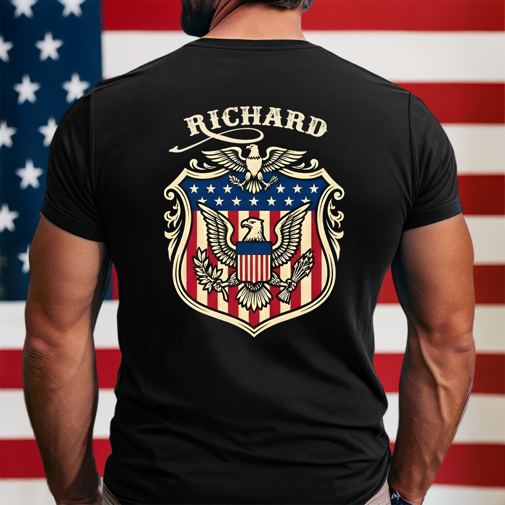 United We Stand 250th Anniversary USA Veteran Back Side Shirt