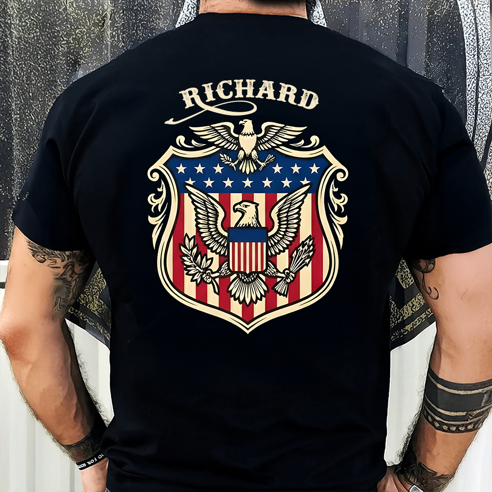 United We Stand 250th Anniversary USA Veteran Back Side Shirt