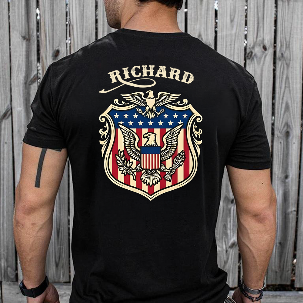 United We Stand 250th Anniversary USA Veteran Back Side Shirt
