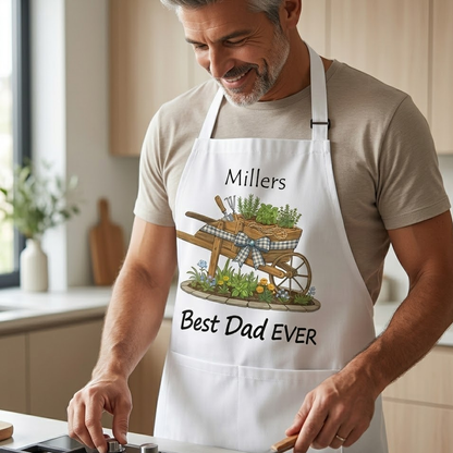 Best Dad Ever Apron – Funny Cooking & BBQ Gift for Dad