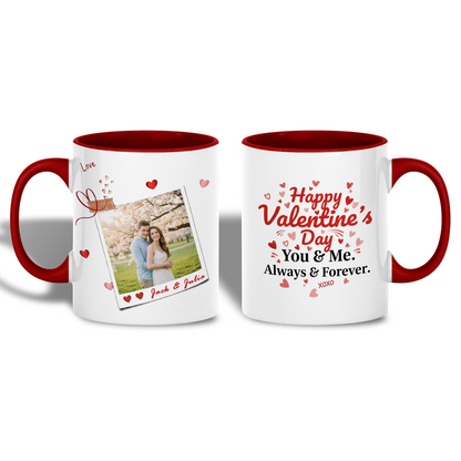 You and Me - Loving, Anniversary Gift For Spouse, Husband, Wife, Couple - Personalized Mug