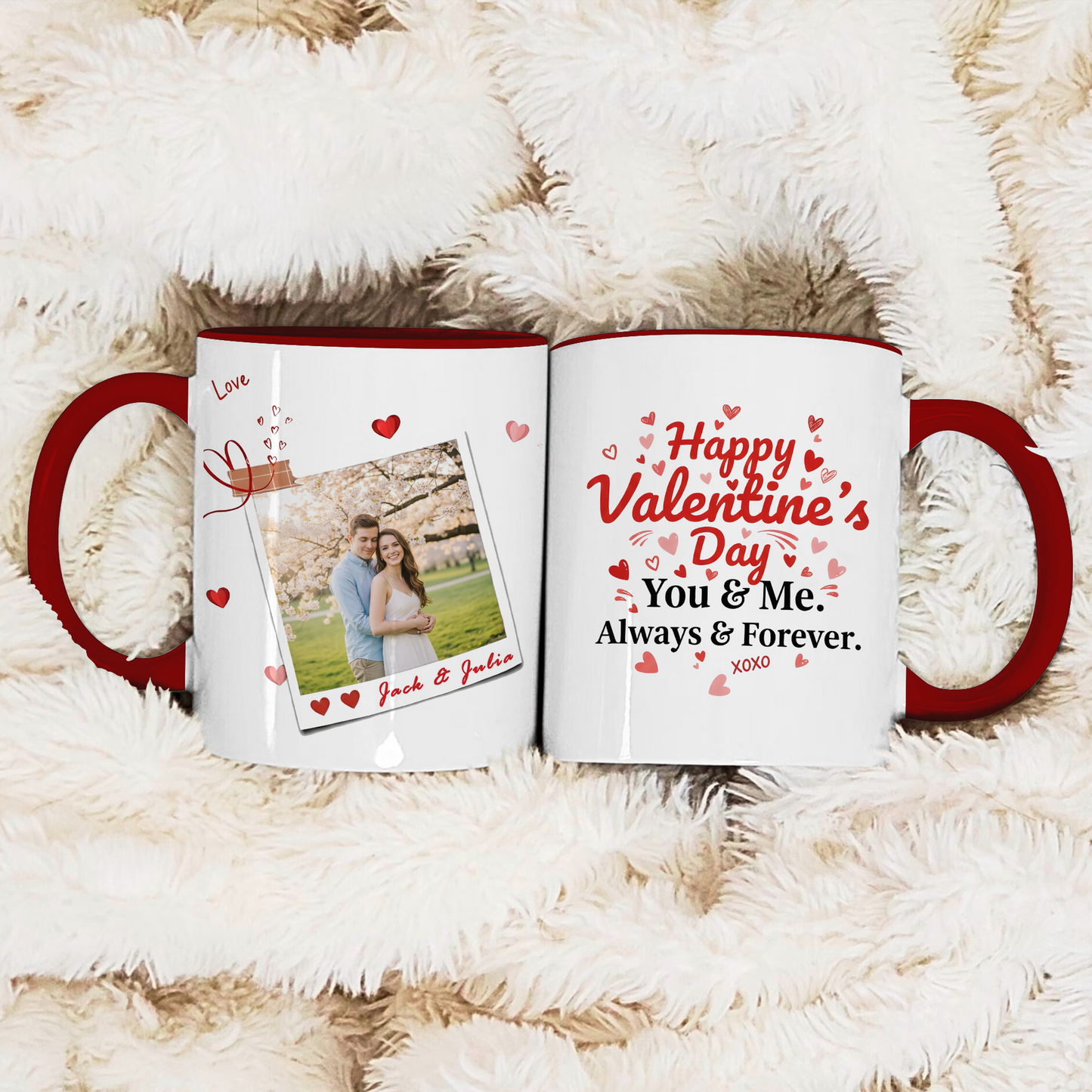 You and Me - Loving, Anniversary Gift For Spouse, Husband, Wife, Couple - Personalized Mug